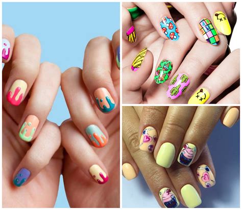 Un original tuto pour votre french manucure fondue: Modele Ongle En Gel Couleur Dété - Choix de Couleur