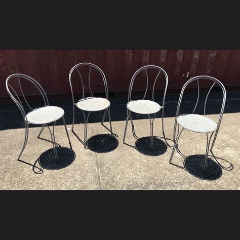 Steel Chairs Set Of 4 Shop Up Retail