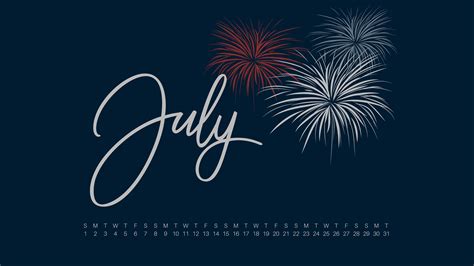 July 2019 Screensaver Background Calendar Wallpaper Desktop Calendar