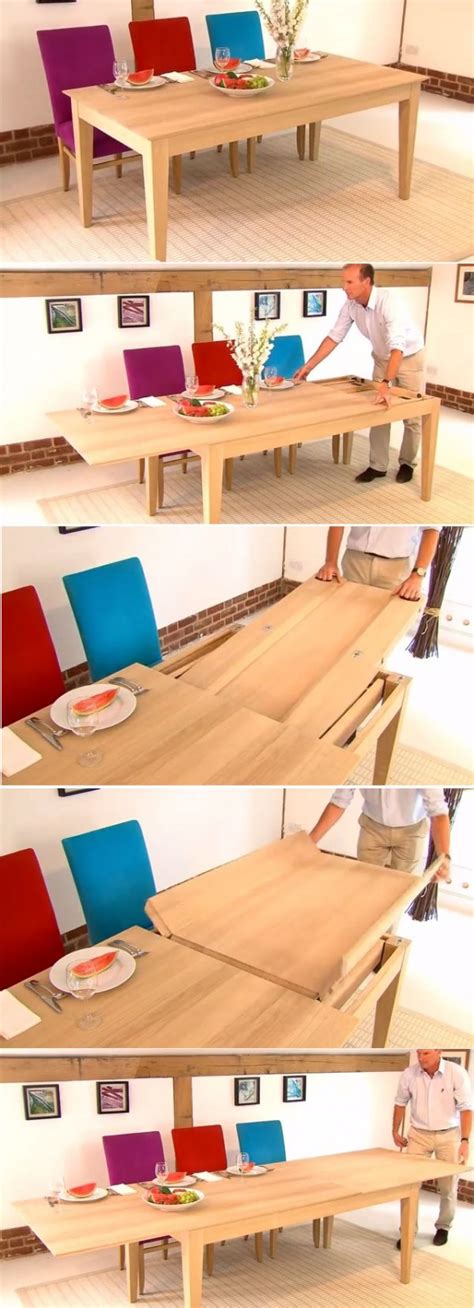 Dining tables usually take up a lot of space. 30 Extendable Dining Tables