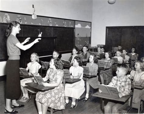 what school was like throughout the years 1950 to 1970