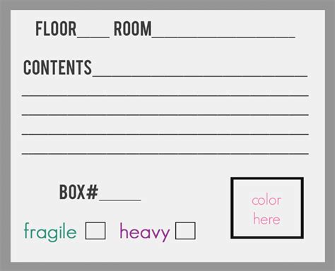 Here's a breakdown of 7 great box template resources. Bankers Box Storage Box Labels - Storage Box Labels ...