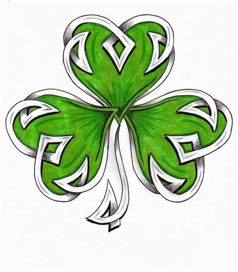 Tattoo Shamrock Tattoos Irish Tattoos Clover Tattoos