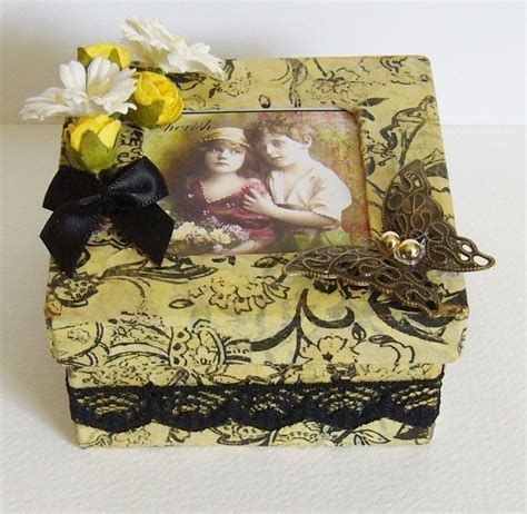 My Little Altered Box Altered Boxes Altered Art Pretty Box