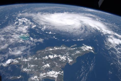 Hurricane Dorian Photographed From The International Space Station I Caught This Shot