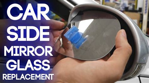 How To Replace Side Mirror Glass On Your Car Youtube