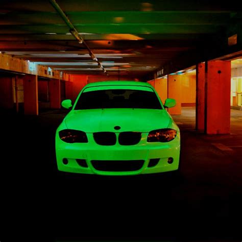 Glow In The Dark Bmw I Would Call His A Luminescence Adrenaline Glow