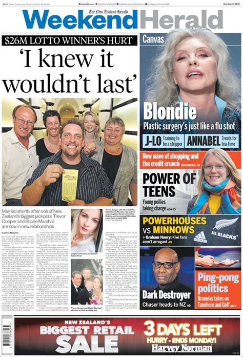 Our app is designed to inform and entertain, giving you the facts and expert analysis from the nz herald and our regional titles, all in one convenient place. Periódico The New Zealand Herald (Nueva Zelanda ...