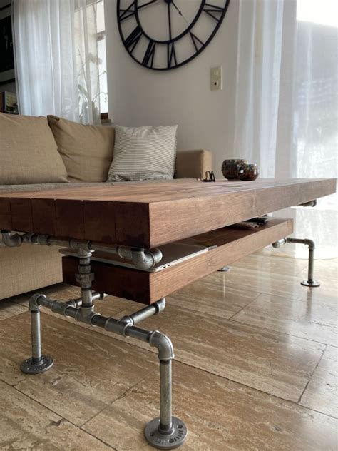 Pin On Industrial Pipe Coffee Table
