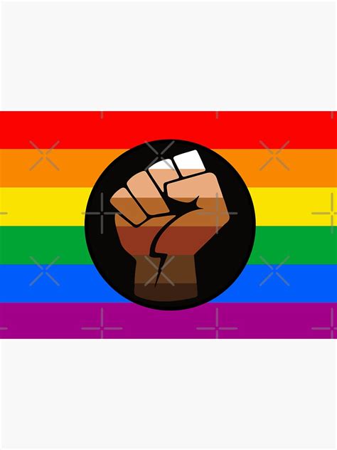Qpoc Rainbow Pride Flag Sticker For Sale By Gayesthetic Redbubble