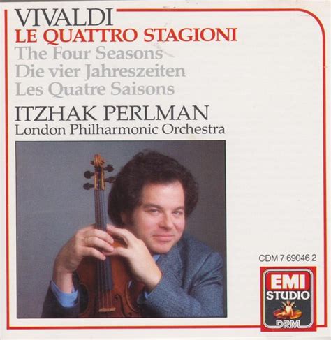 Vivaldi Itzhak Perlman London Philharmonic Orchestra ‎ The Four