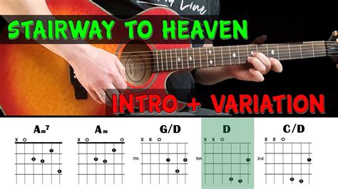 Stairway To Heaven Guitar Lesson Intro Variation Chords With