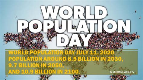 World Population Day 2020 | Population of 8.5 billion in 2030 | UN report - YouTube
