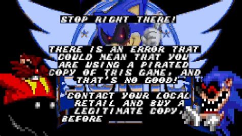 Sonic Exe Mega Cd Port Pirated Sonic The Hedgehog Horror Game Otosection