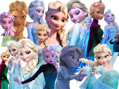 Frozen Elsa Collage By Courtneyfantd On Deviantart