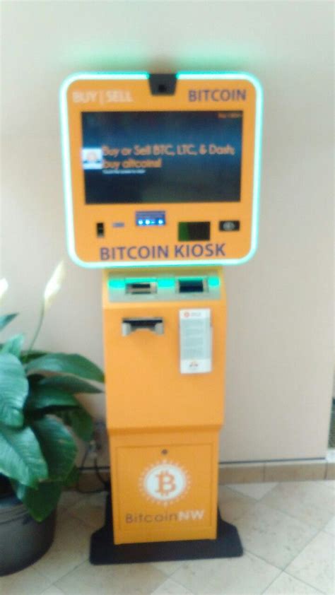Bitcoin Kiosk In Pioneer Square Gaming Products Arcade Games Gameboy