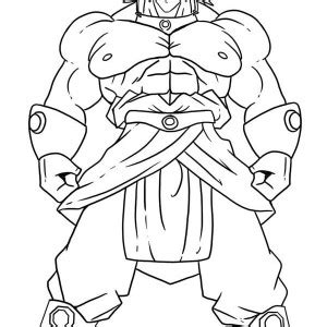 May 1, 2021 by coloring. Broly Super Saiyan Form in Dragon Ball Z Coloring Page ...