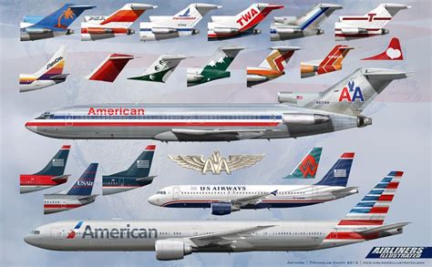 History Of American Airlines And Us Airways Cool Infographics
