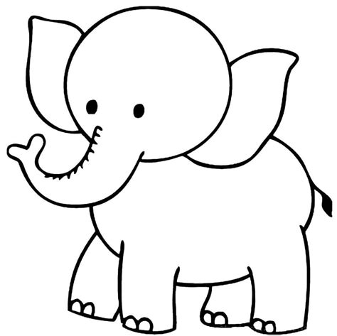 Desenho De Elefante Para Imprimir Wayfarermoms