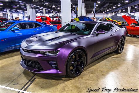 Custom Wraps Camaro Purple Moody Blue Designs