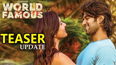 World Famous Lover Teaser Update Vijay Deverakonda Rashi