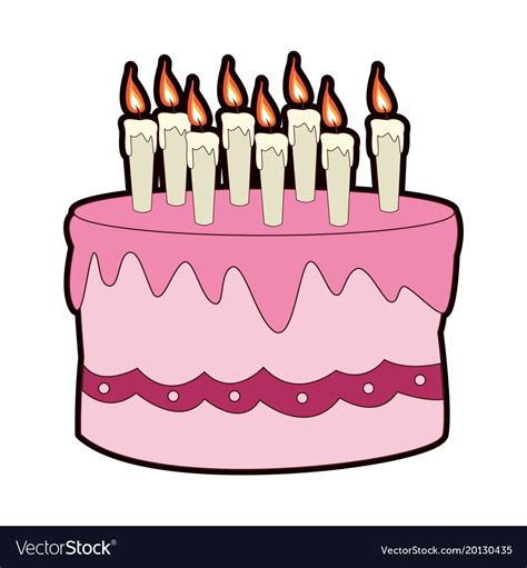 Birthday Cake Cartoon  Pin By Maria On Babyshower Decoracion