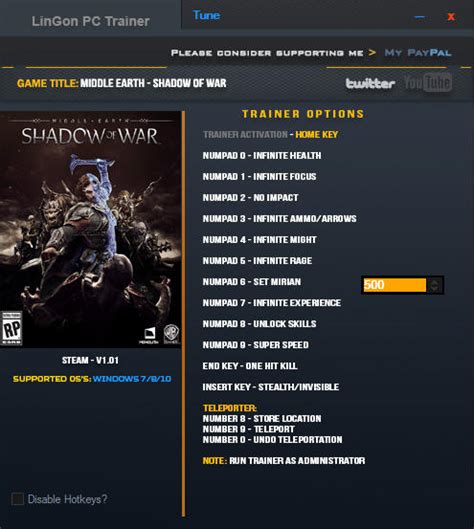 Middle Earth Shadow Of War Pc Gme Trainers Download Black View