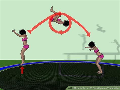 Strengthen your legs to jump. How to Do a 180 Backflip on a Trampoline: 10 Steps (with ...