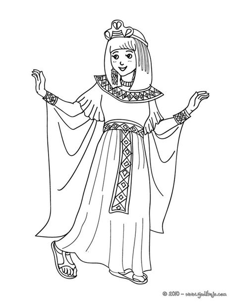 Dibujos Para Colorear Vestido De Cleopatra