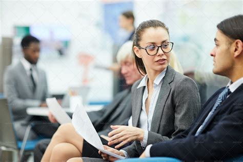 Business People Talking In Office Stock Photos Motion Array