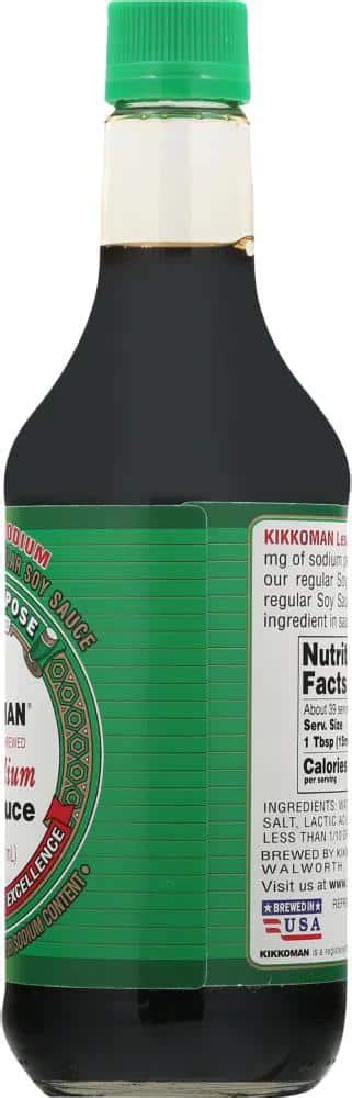 Kikkoman Low Sodium Soy Sauce 20 Fl Oz Greatland Grocery