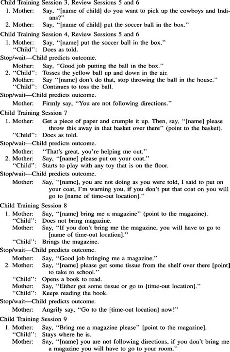 Sample Role Play Scenarios Download Table