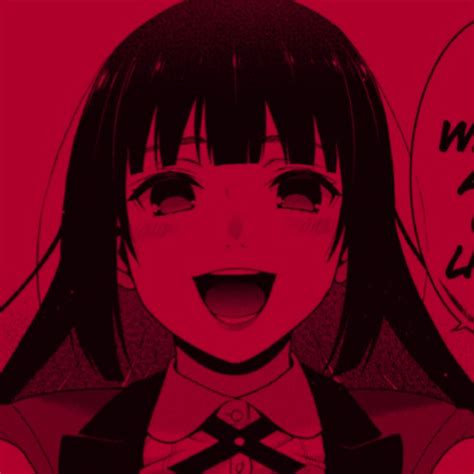 Yumeko Jabami Red Manga Icon Anime Red Icons Red Aesthetic