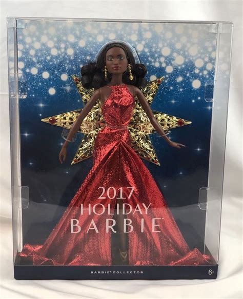 Barbie 2017 Holiday African American Doll Brown Hair New Mattelbarbie Dollswithclothingaccess
