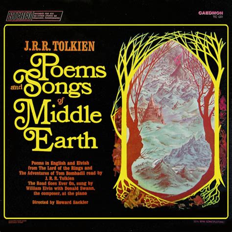 Jrr Tolkien Poems And Songs Of Middle Earth 1967 Vinyl Discogs