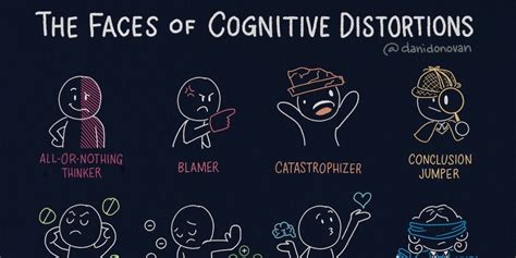 If You Can Relate To These Faces Of Cognitive Distortions Youre Not
