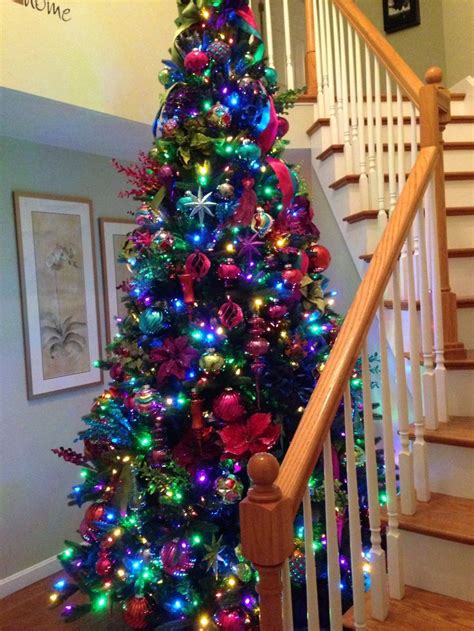 2030 Colored Light Christmas Tree Decorating Ideas