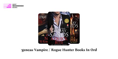Argeneau Vampire Rogue Hunter Books In Order