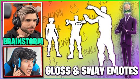 Streamers React To Sway And Gloss Emotes In Fortnite Item Shop And