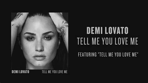 Demi Lovato Tell Me You Love Me Audio Youtube