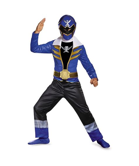 Blue Power Ranger Super Megaforce Boys Costume Boys Costume