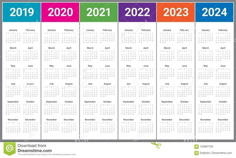 3 Year Calendar 2022 To 2024 Ten Free Printable Calendar 2020 2021