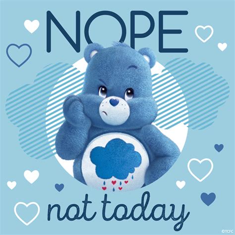 ️ Care Bears Nope Not Today Tatty Teddy Teddy Bear Care Bear