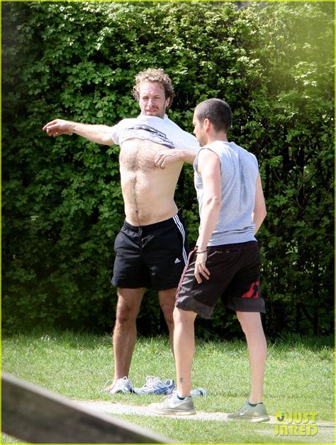 Chris Martin Shirtless London Workout Photo Chris Martin
