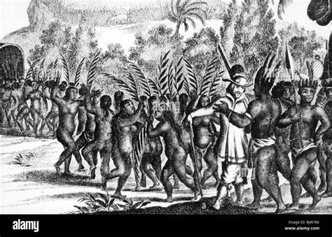 pueblos indígenas del caribe imágenes de stock en blanco y negro alamy