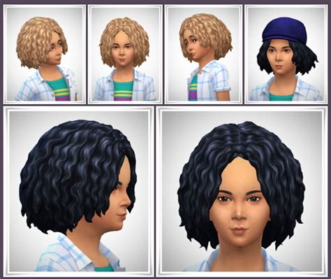 Wavy Bob Hair For Kids At Birksches Sims Blog Sims 4 Updates