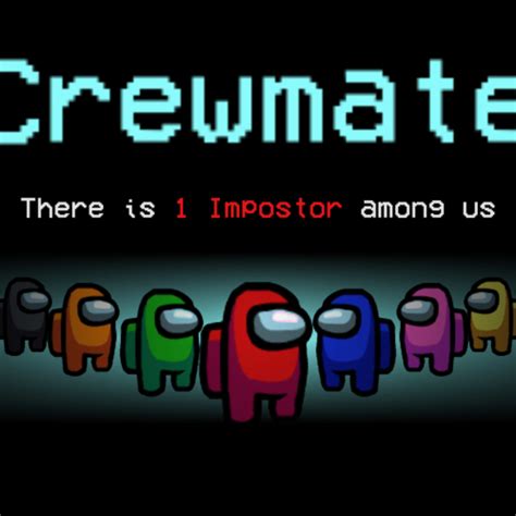 500x500 Resolution There Is 1 Imposter Crewmate Among Us 500x500
