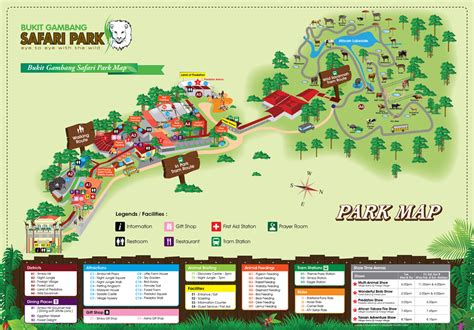 | bukit gambang resort city, gambang, malasia. Park Map - Bukit Gambang Resort City