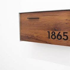 Las Ideas Ipe Wood Modern Mailbox Large Mailbox