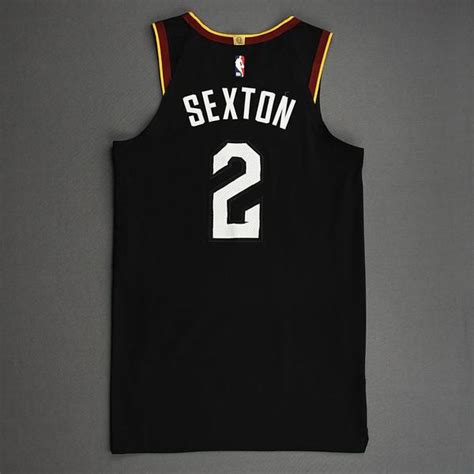 Collin Sexton Cleveland Cavaliers Game Worn City Edition Jersey Scored Team High 25 Points